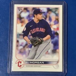 Eli Morgan #217 [Rookie] 2022 Topps Baseball Trading Card